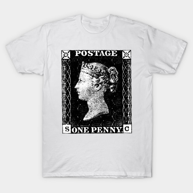 Penny Black / Stamp Collecting Gift T-Shirt by CultOfRomance